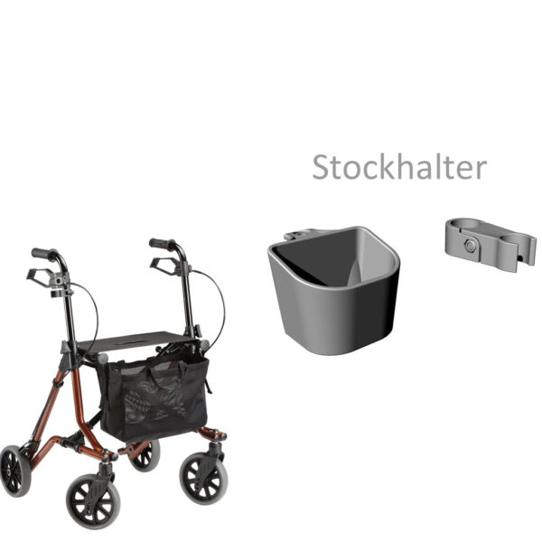 Stockhalter für Dietz Taima M Rollator (Art. 200059)