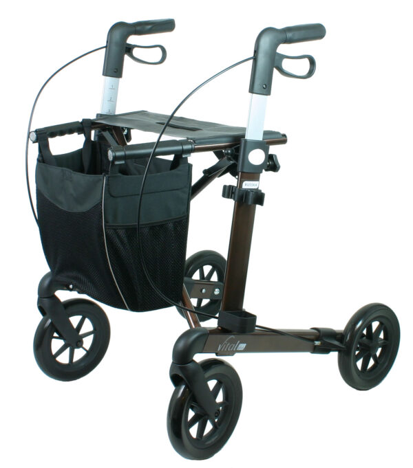 Russka Vital Plus 62 Rollator Softbereifung Komfortnetz Leichtgewichtsrollator (#11699)