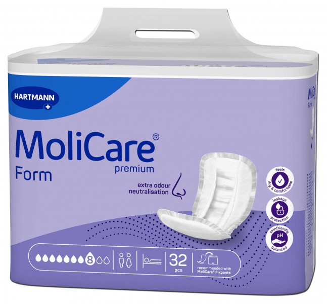 Packshot FRONT MoliCare Premium Form 8D 32 pcs 069119 0 REF 168408