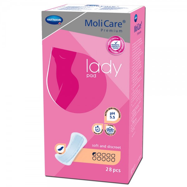 Packshot MoliCare Premium Lady PAD 0 5D 28