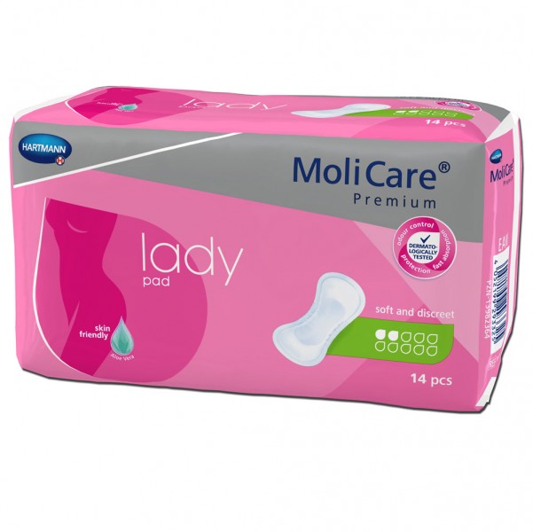 Packshot MoliCare Premium Lady PAD 2D 14