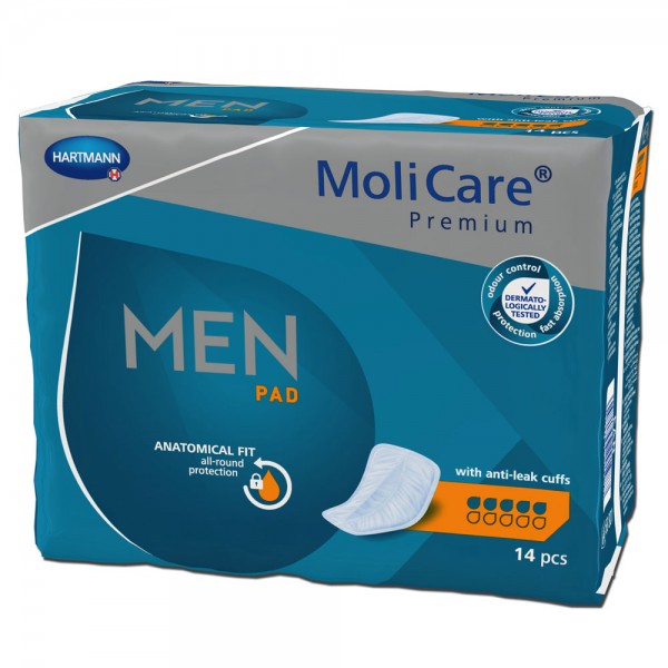 Packshot MoliCare Premium MEN PAD 5D 14